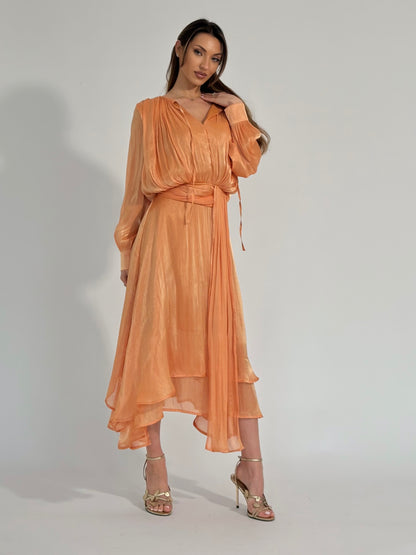 Сатенена рокля Carmella