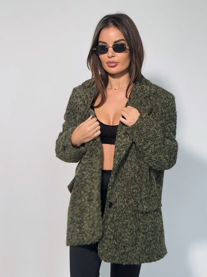 Блейзър Cocona от плътна материя