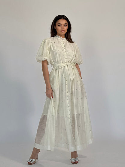 Rochie Carmen cu pietre