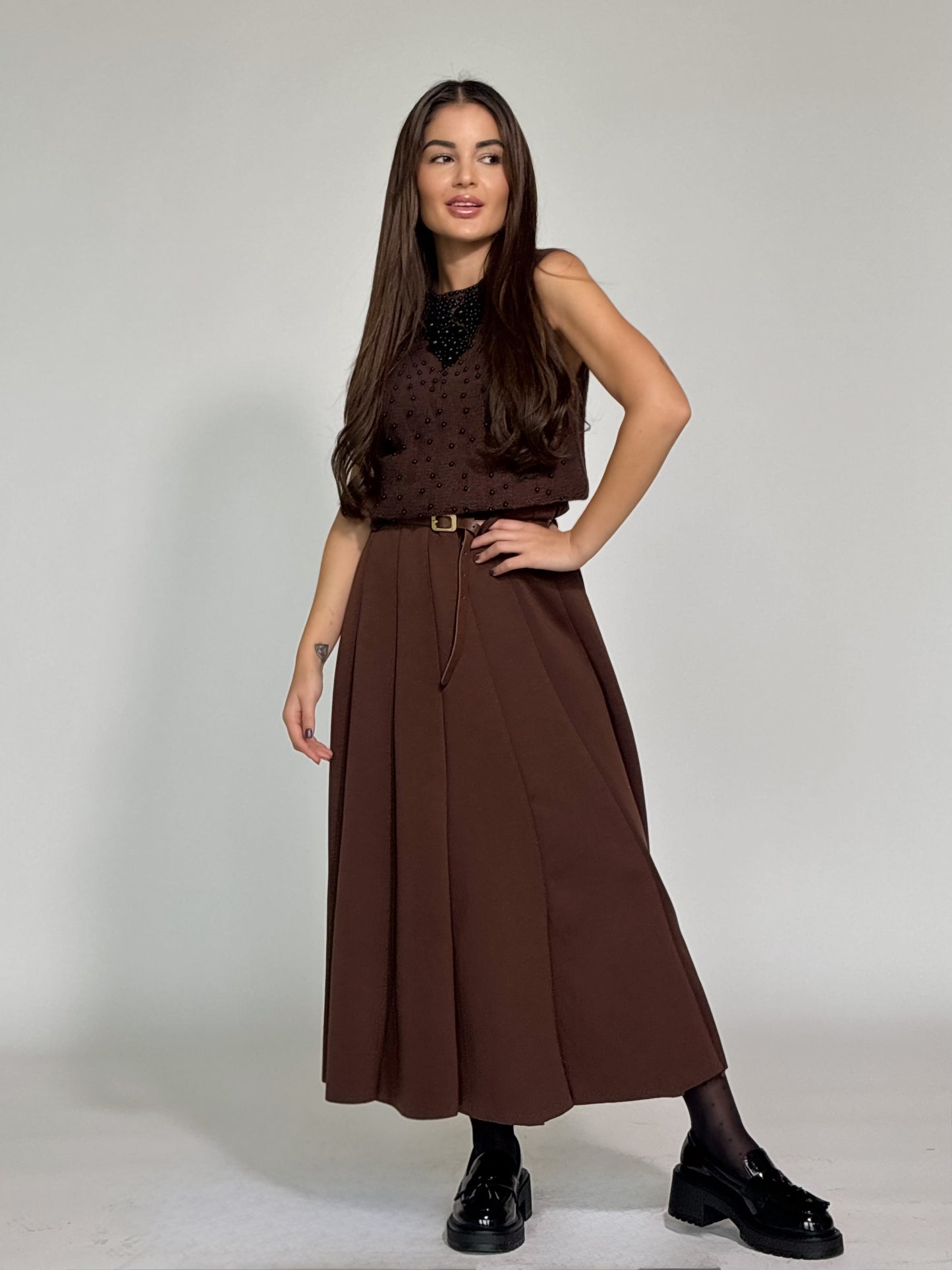 Миди пола Korita с колан