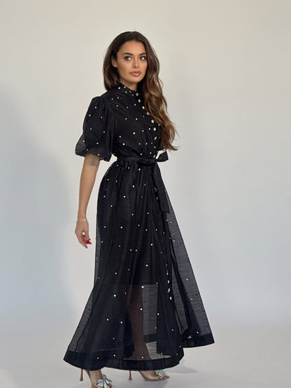 Rochie Carmen cu pietre