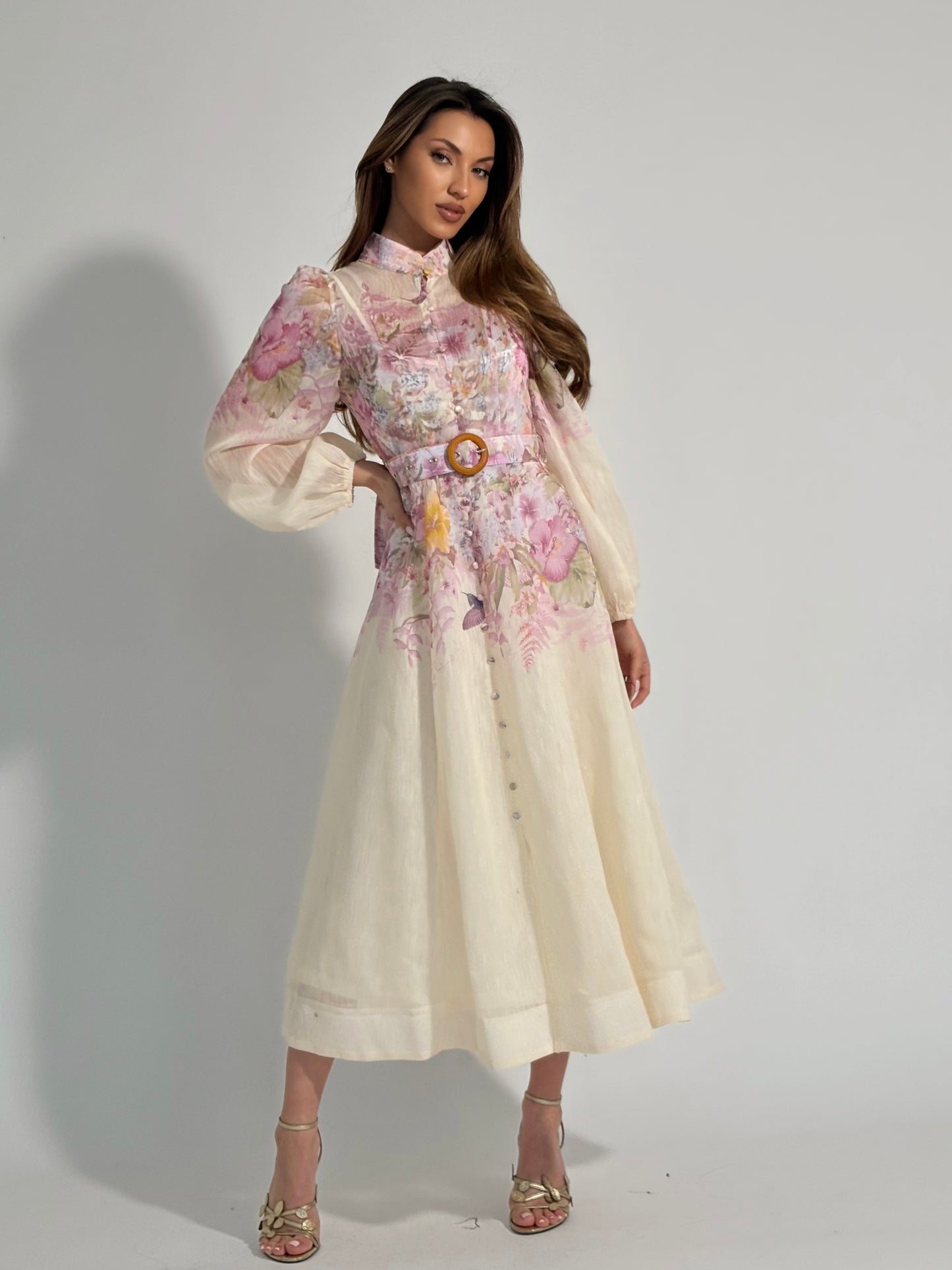 Рокля Rosie с флорални мотиви