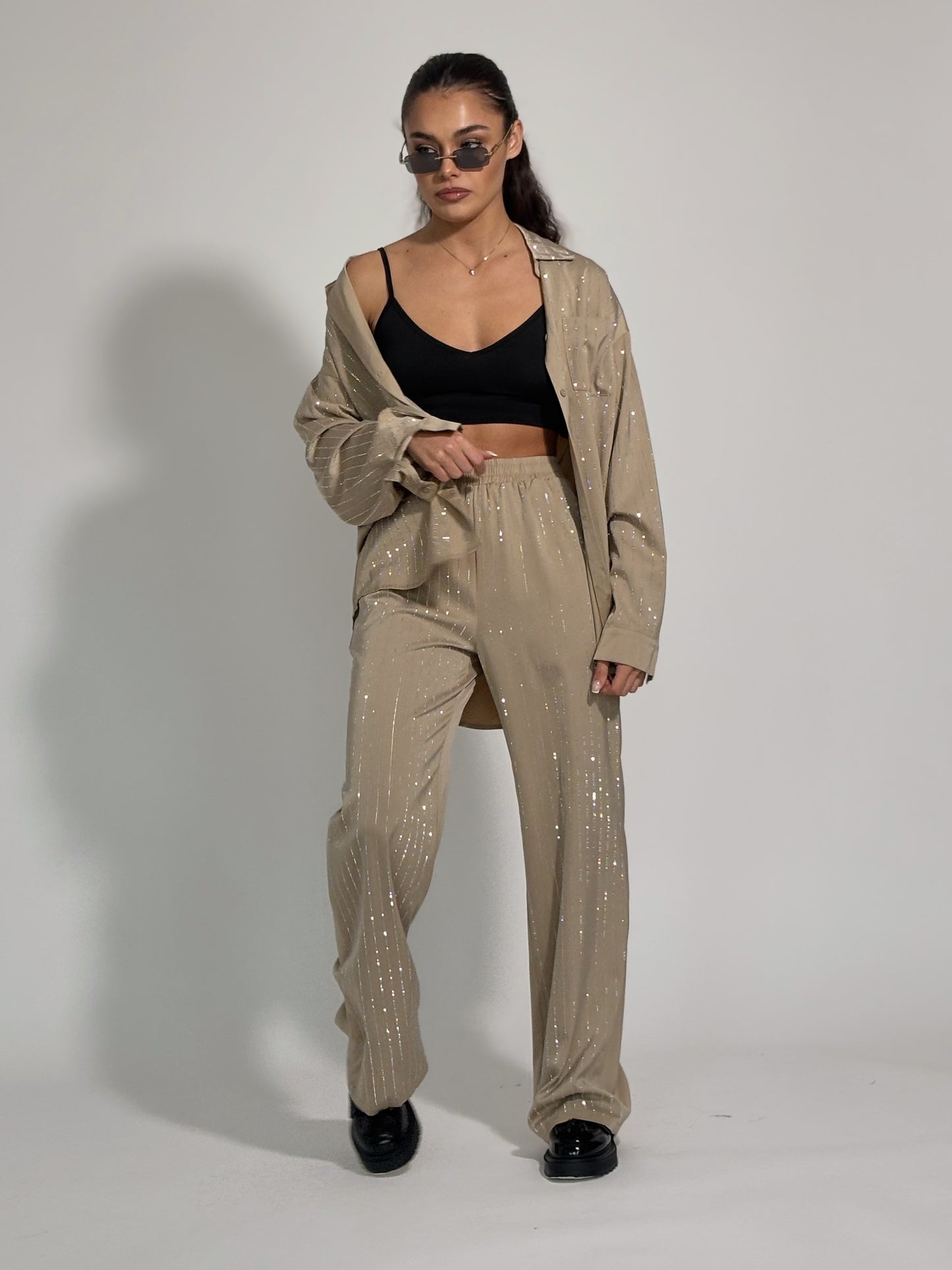 Сатенен комплект Riata с камъни