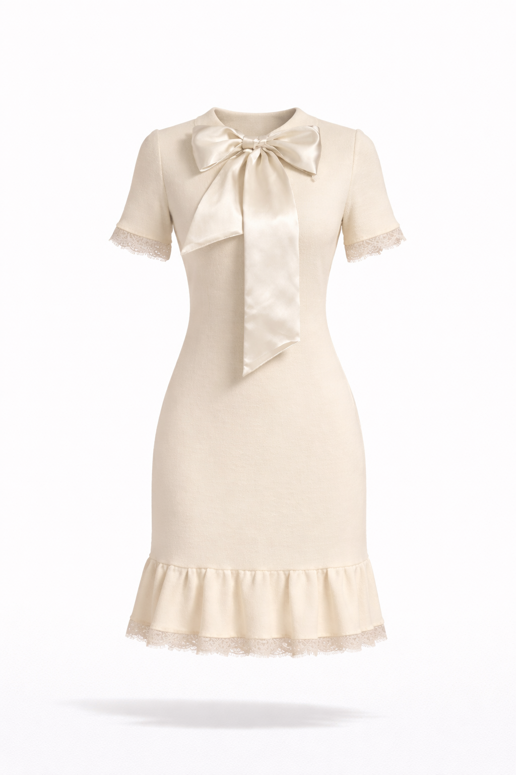 Verina dress with satin ribbon