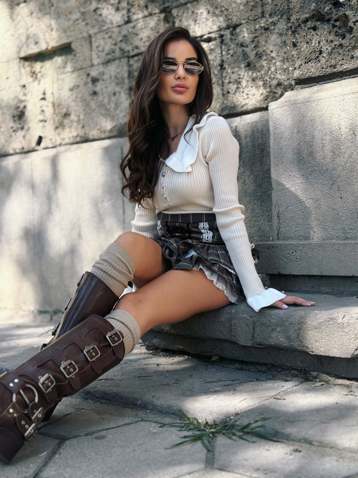 Блуза с яка Carlota