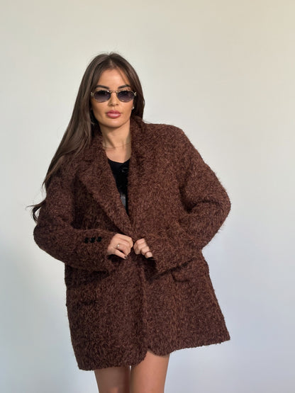 Блейзър Cocona от плътна материя