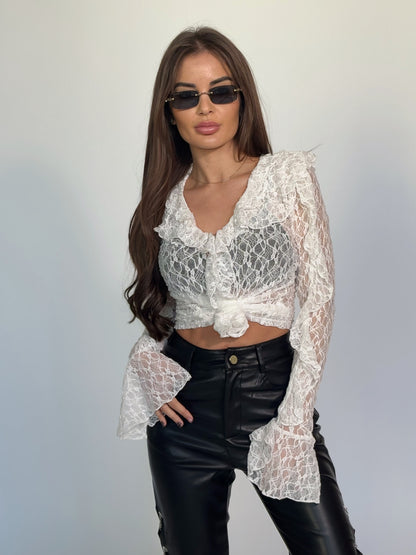 Дантелена блуза Venita