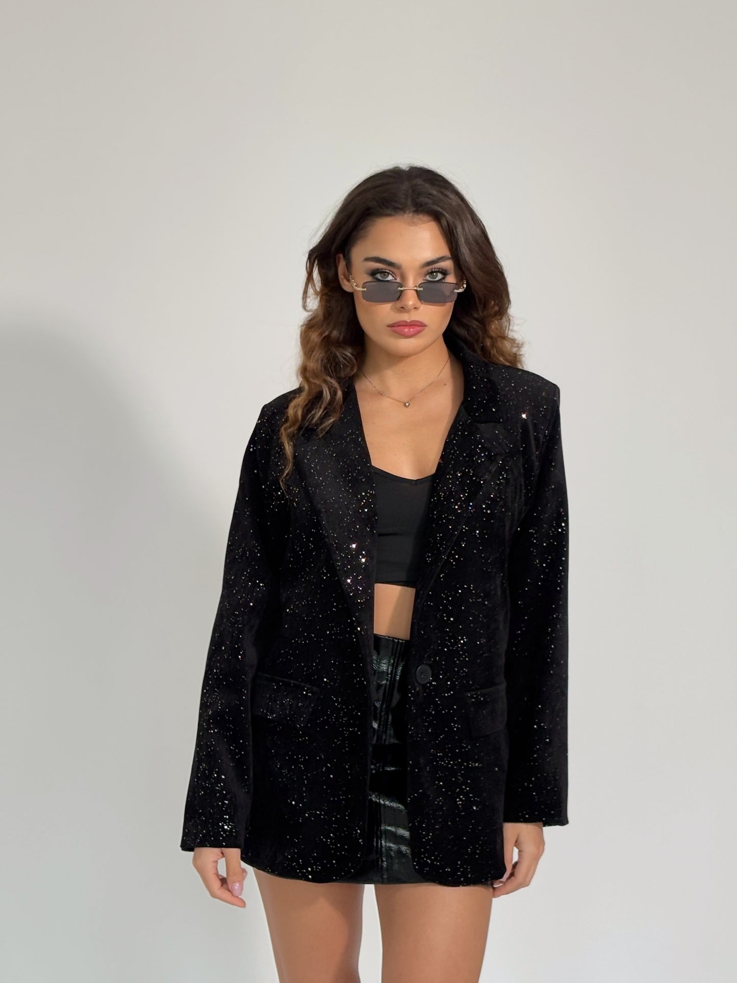 Блейзър с лъскав ефект Levina