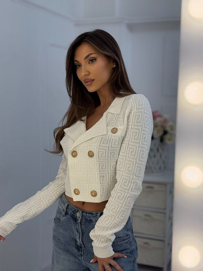 Fency cardigan with ornaments