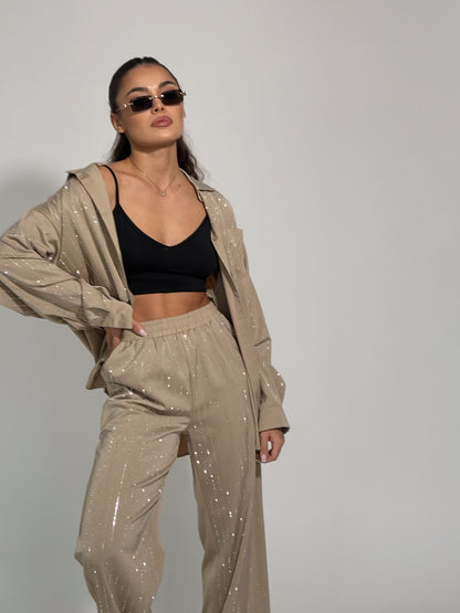 Сатенен комплект Riata с камъни