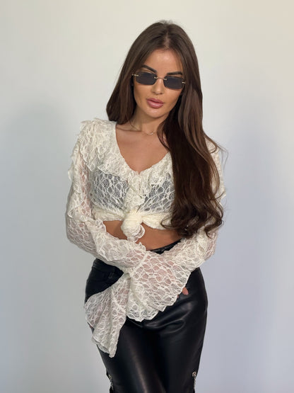 Дантелена блуза Venita