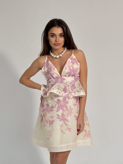 Рокля Lavander с цветя