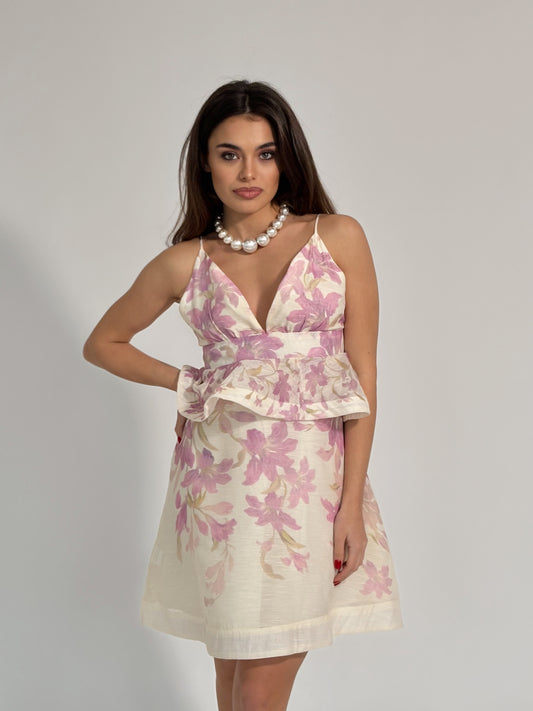 Рокля Lavander с цветя