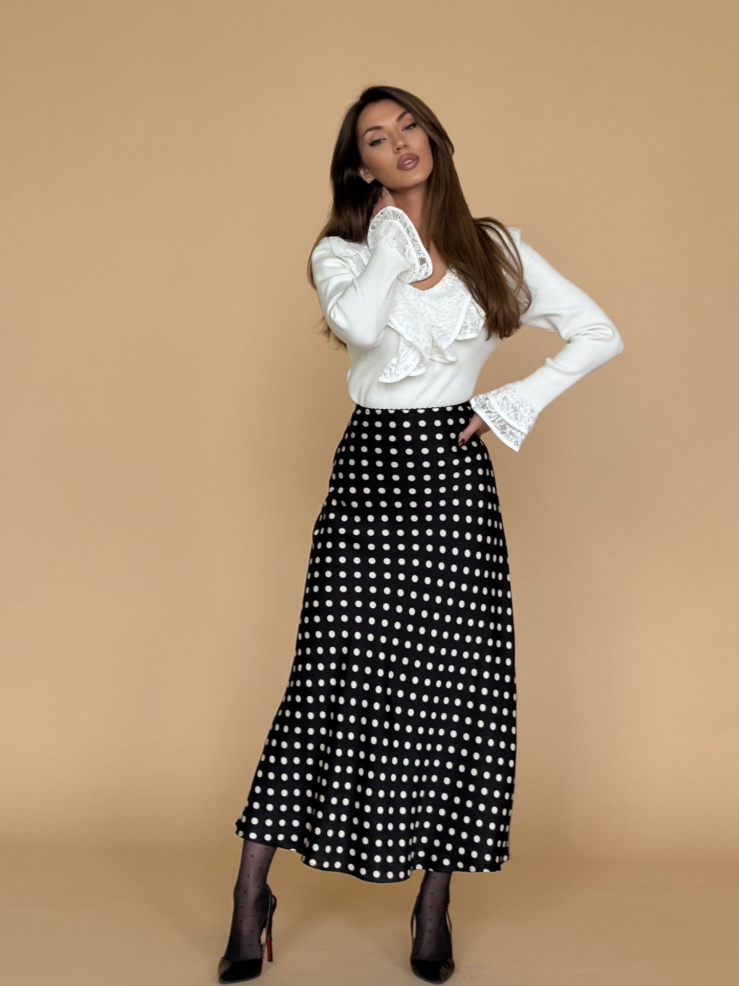 Блуза Vella с дантела