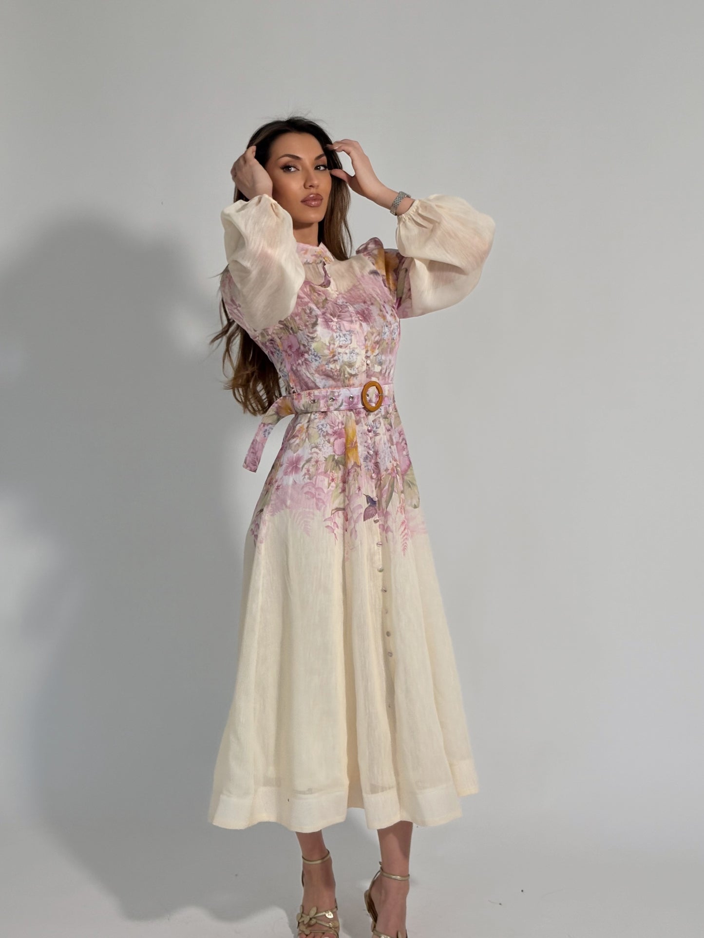 Рокля Rosie с флорални мотиви