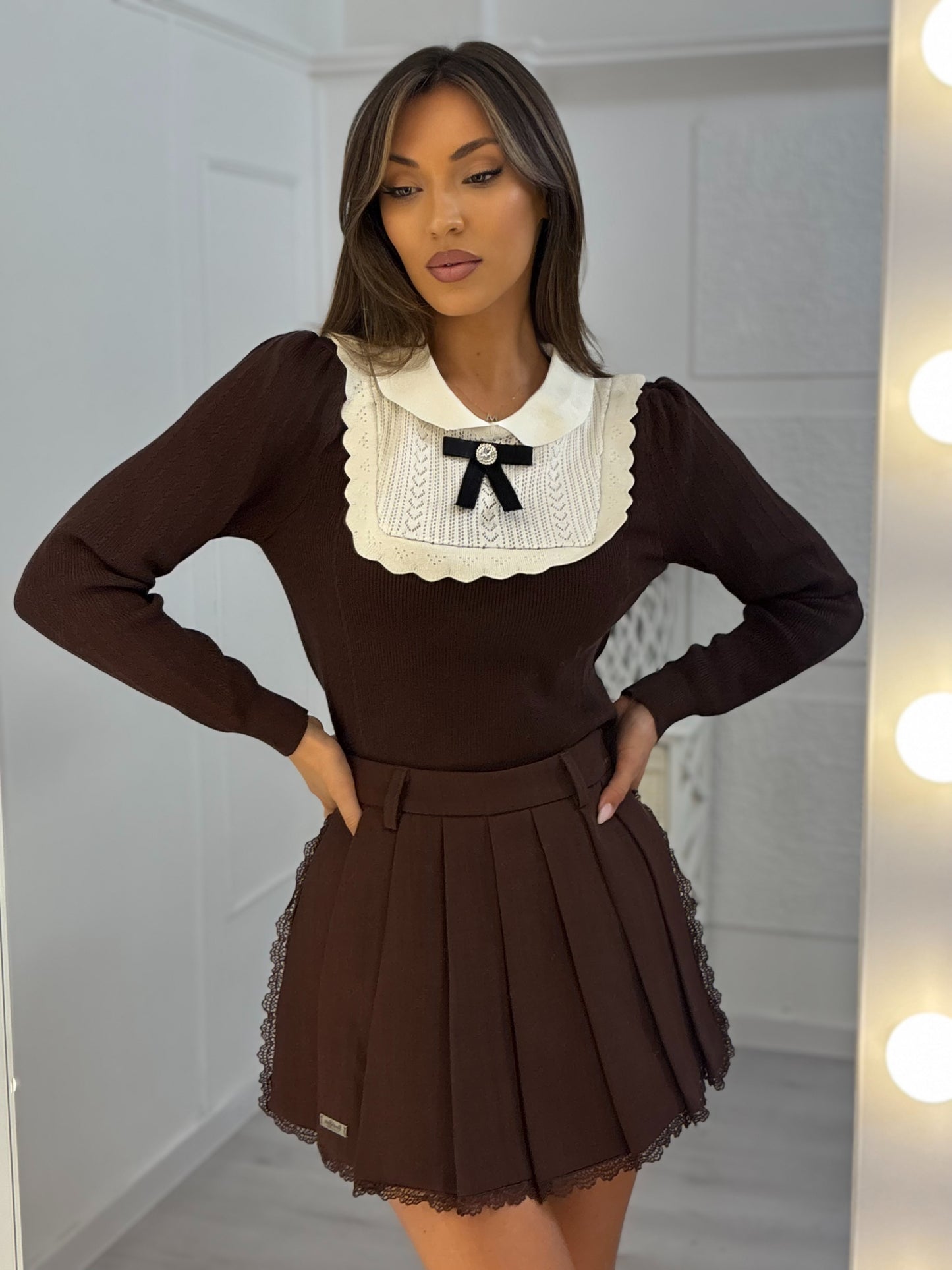 Блуза Doroty с яка и панделка