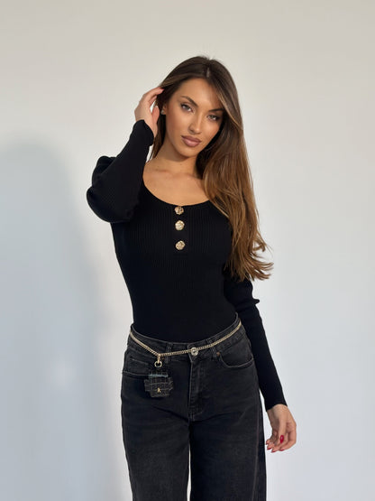 Боди Ria от плътна материя