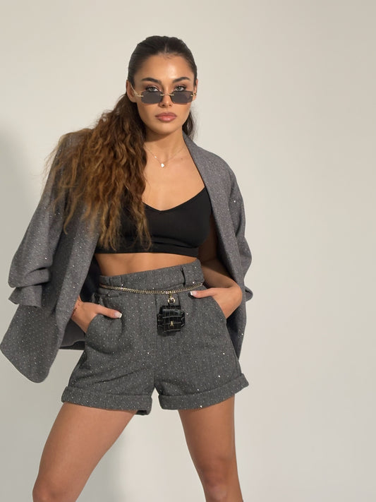 Вълнен комплект с камъни Torina