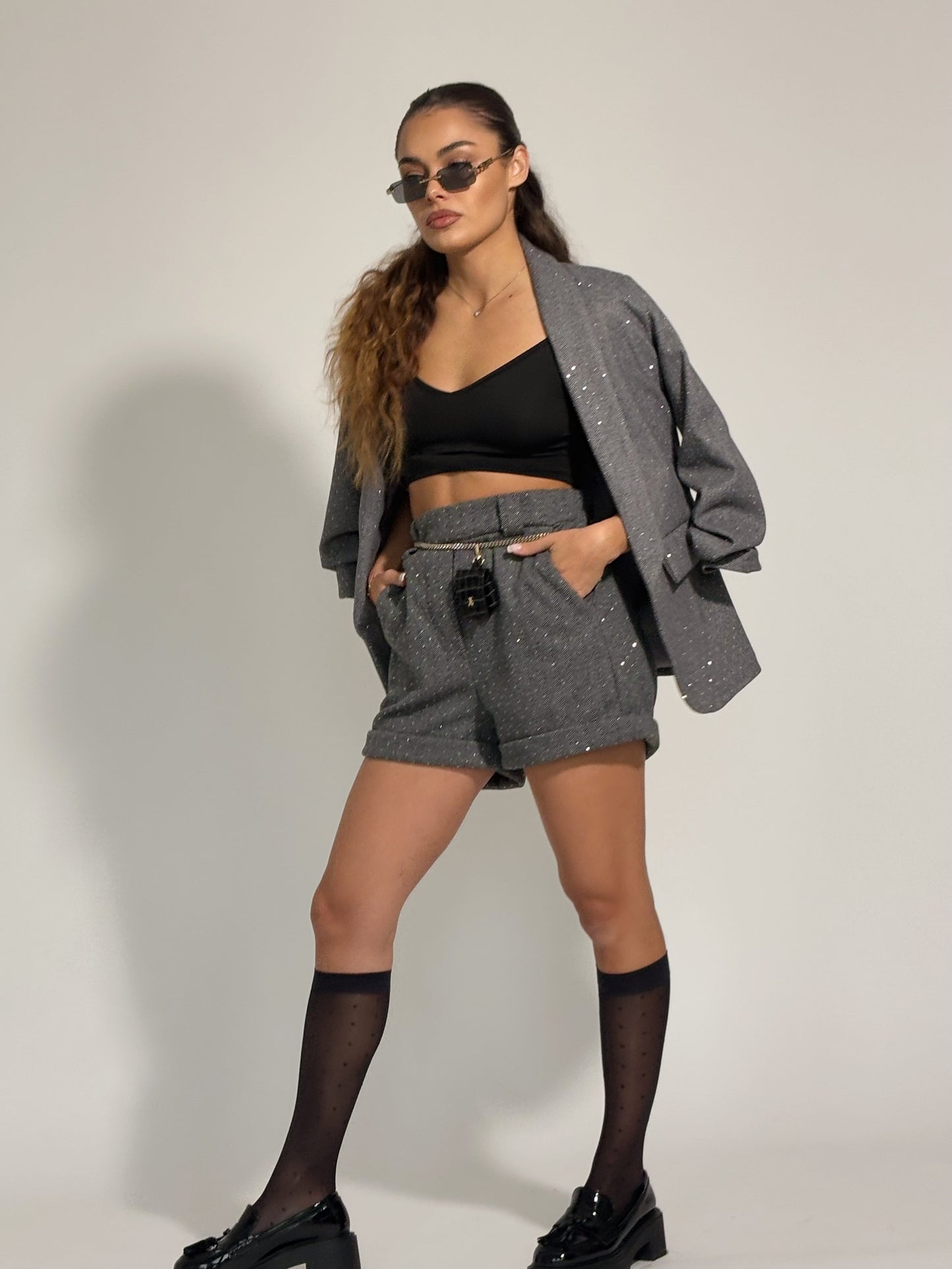 Вълнен комплект с камъни Torina