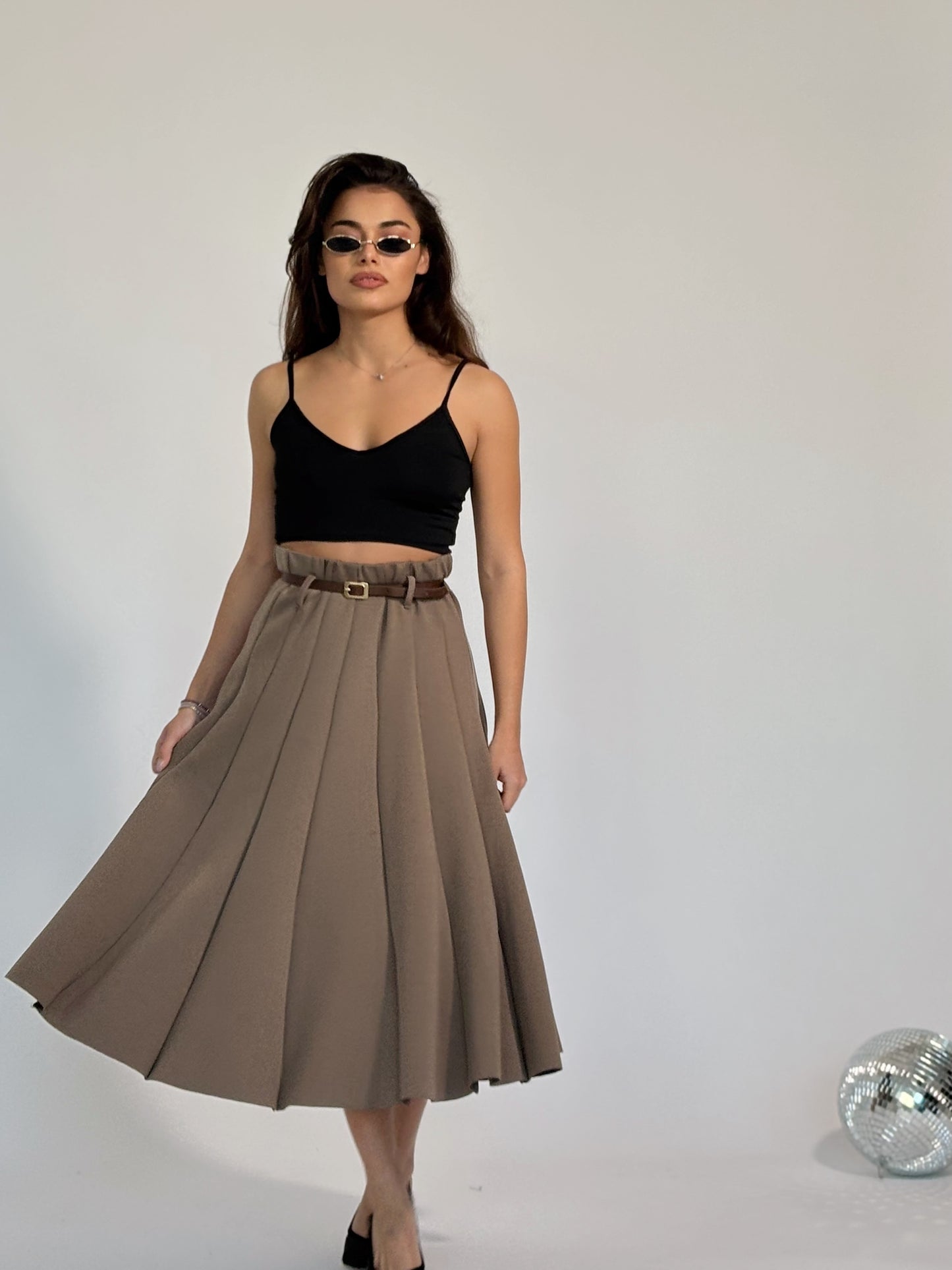 Миди пола с колан Amala