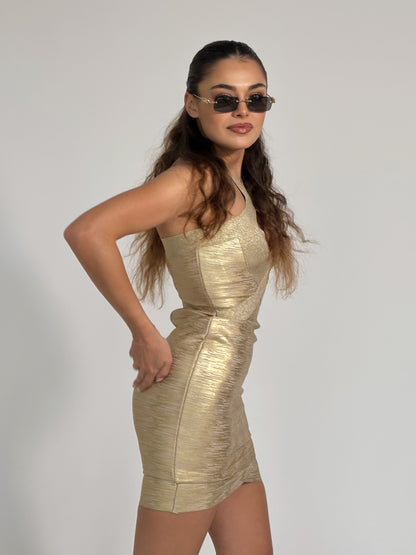 Бандажна рокля Venisa с блясък