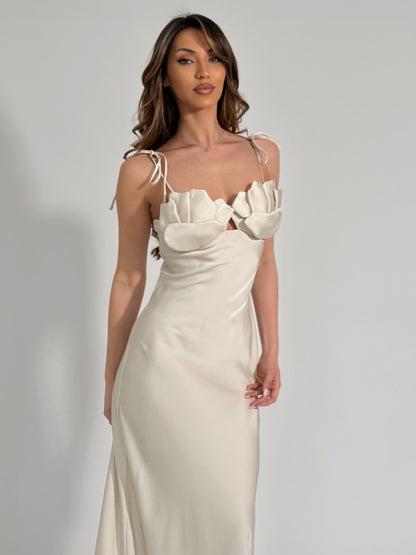 Сатенена рокля Dolchena