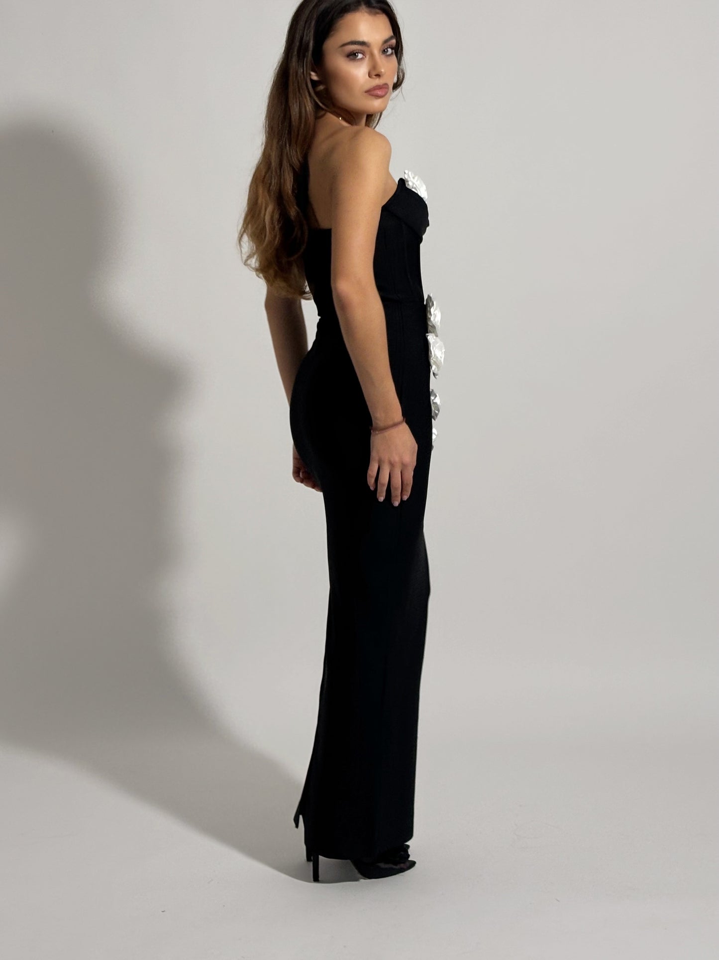 Бандажна рокля Emi с рози