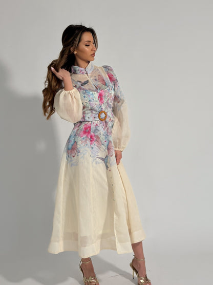 Рокля Rosie с флорални мотиви