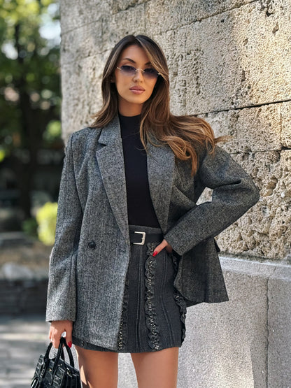 Оувърсайз блейзър Petit с вълна