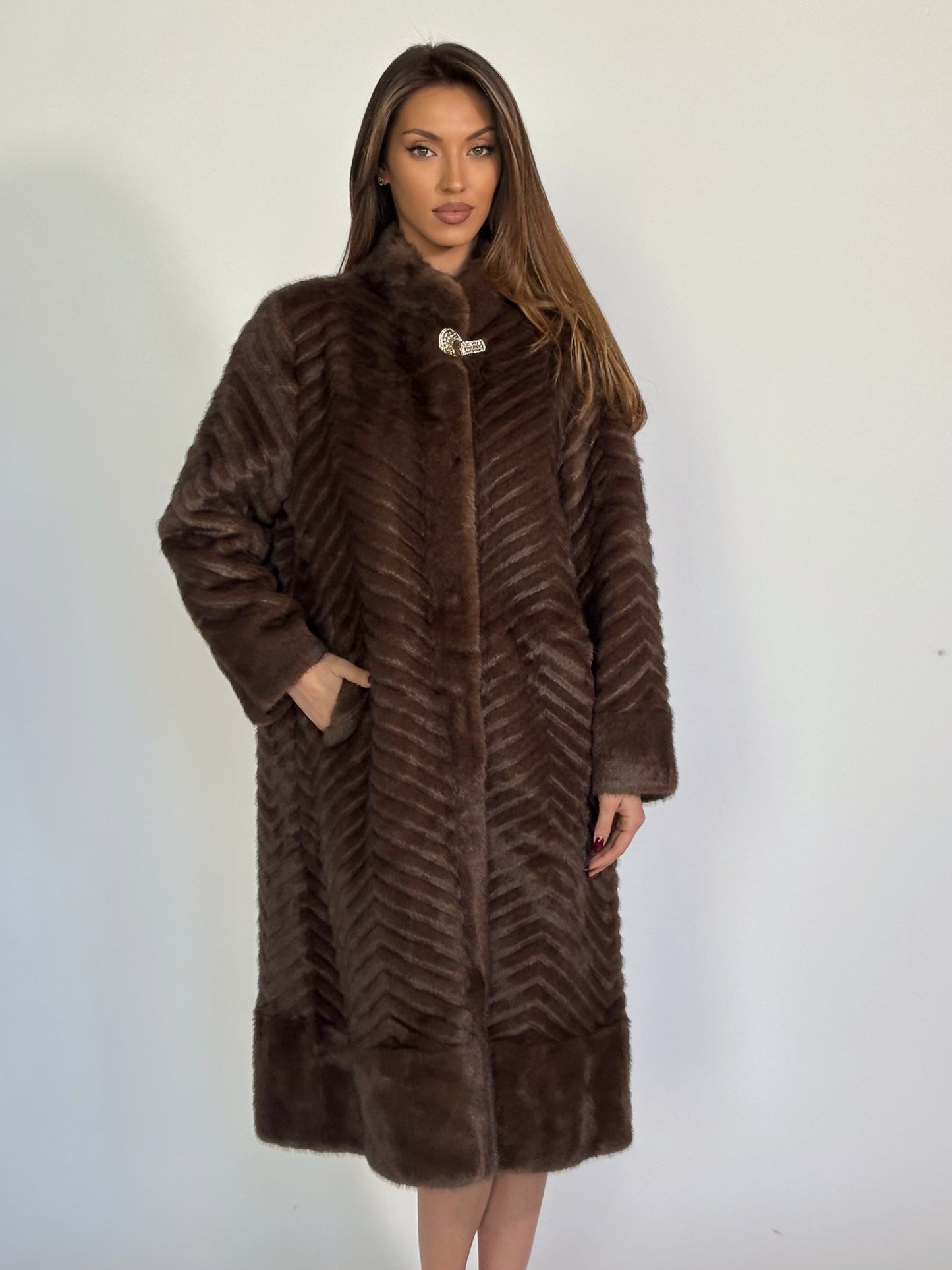 Палто от косъм Verona