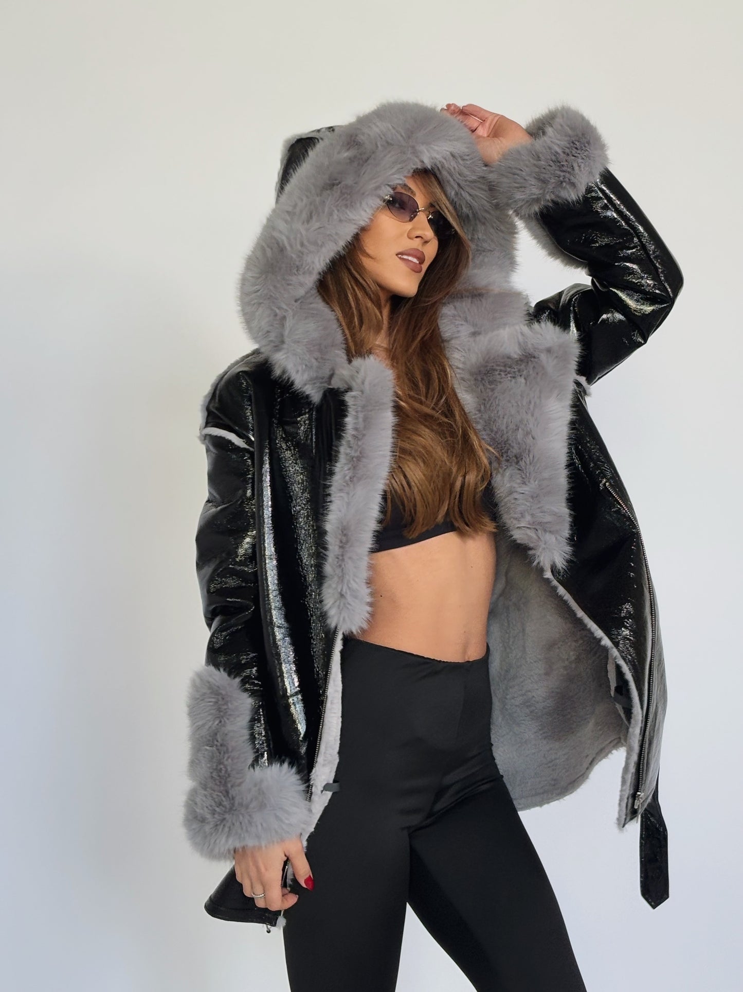 Яке Leila от лак с пух