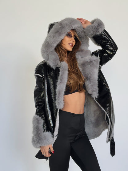 Яке Leila от лак с пух