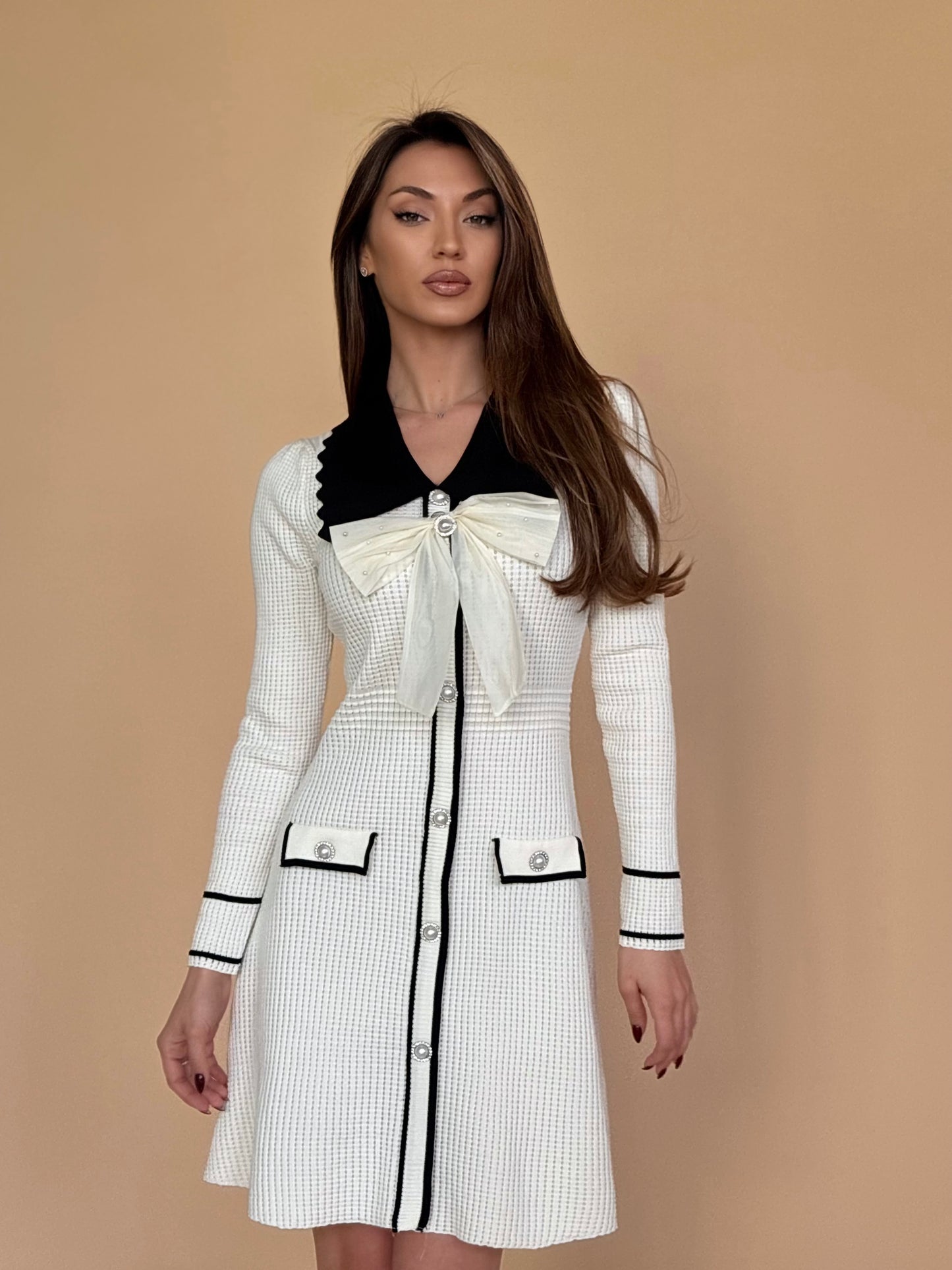 Рокля Belly с подвижна панделка