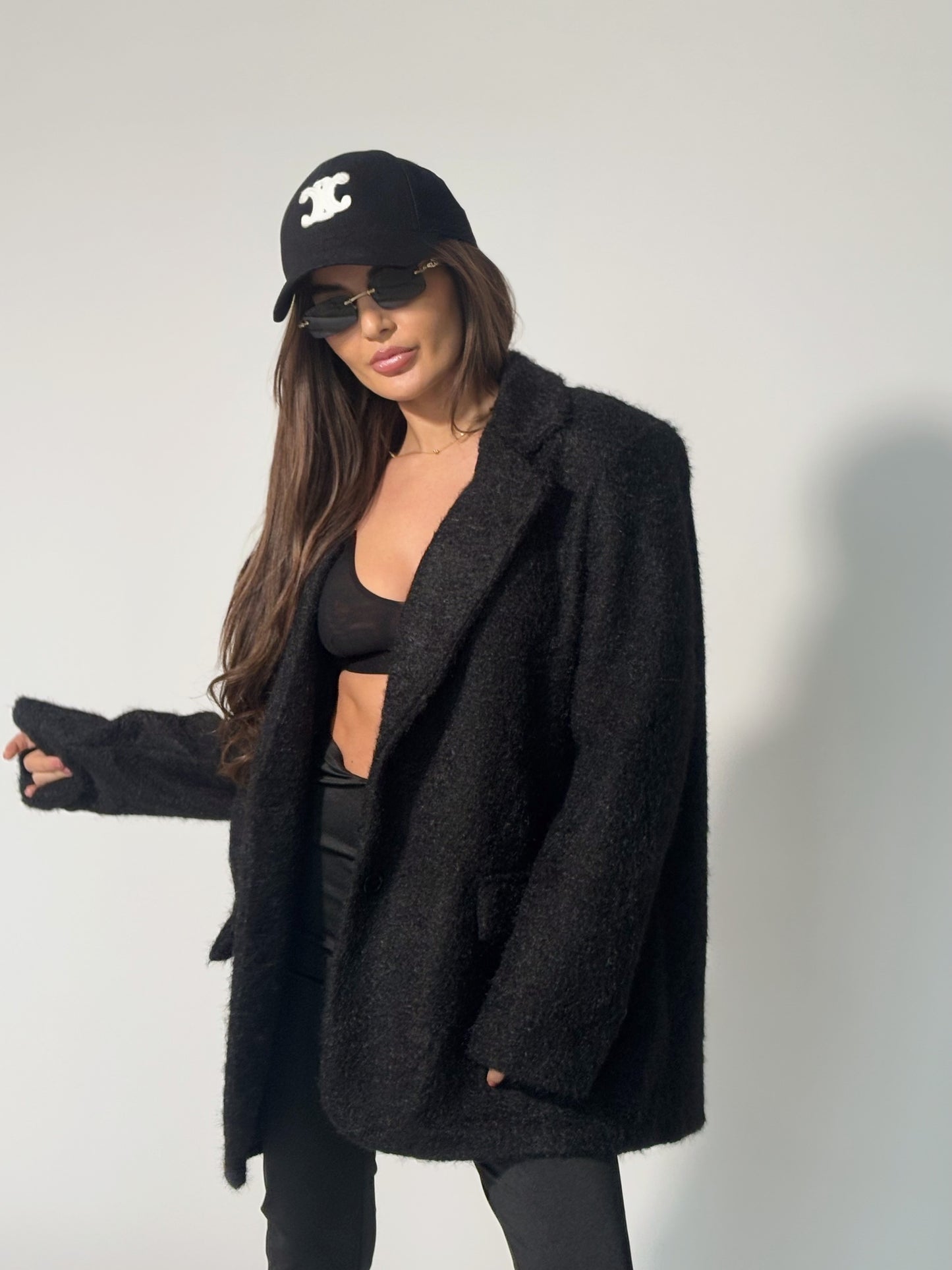 Блейзър Cocona от плътна материя