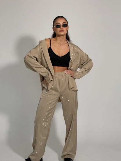 Сатенен комплект Riata с камъни