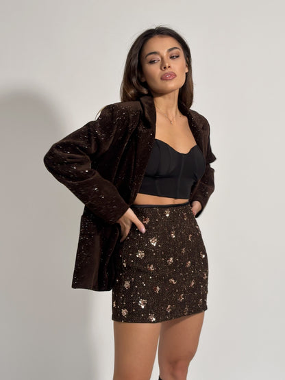 Блейзър с лъскав ефект Levina