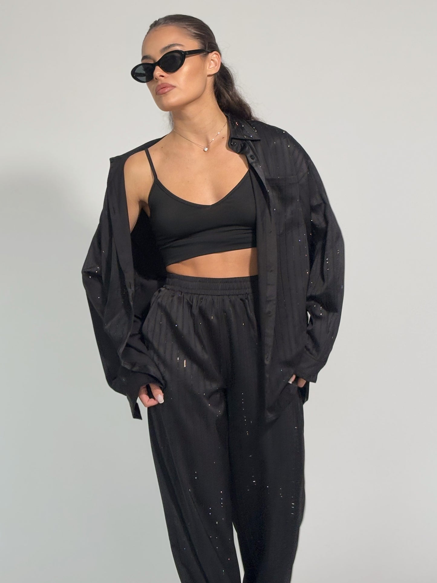 Сатенен комплект Riata с камъни