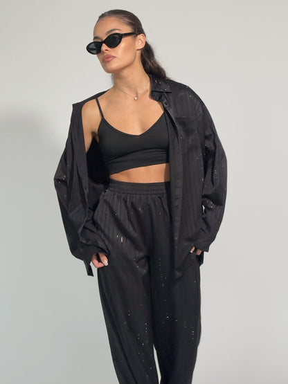 Сатенен комплект Riata с камъни