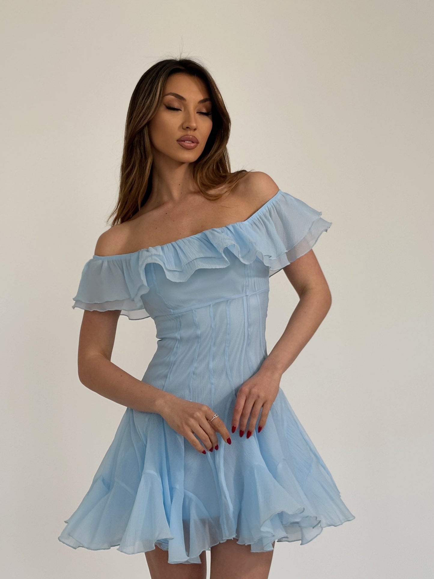 Dominica organza dress