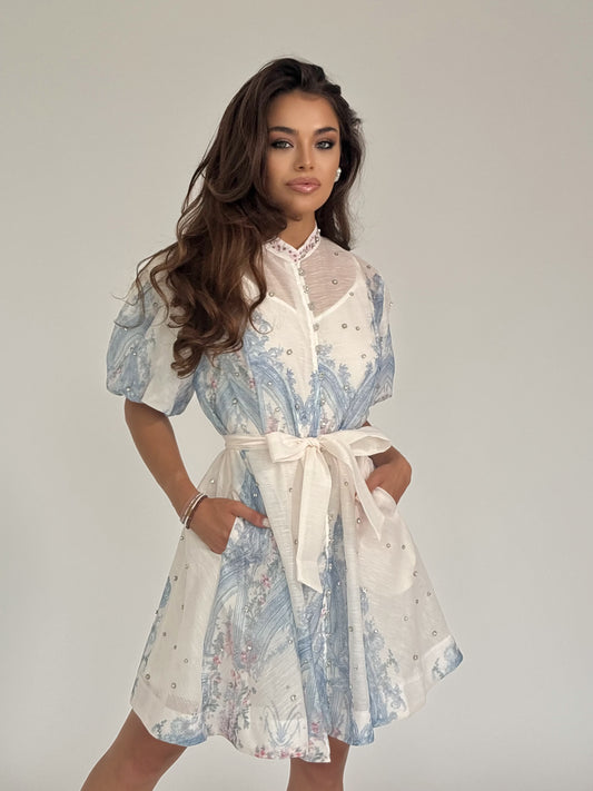 Рокля Tami с кристални камъни