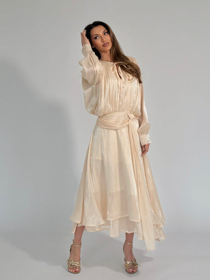 Сатенена рокля Carmella