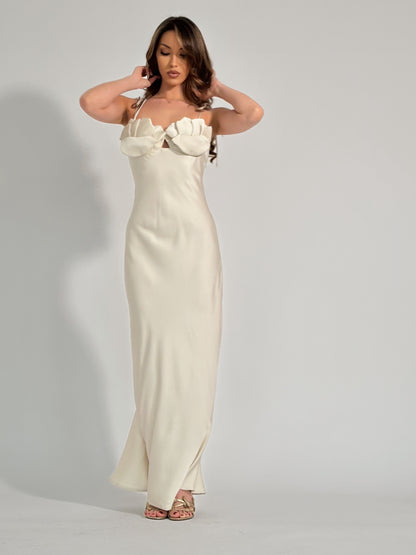 Сатенена рокля Dolchena