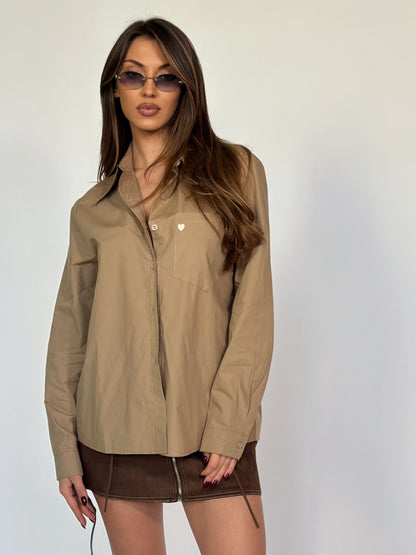 Оувърсайз риза Heart със сърце