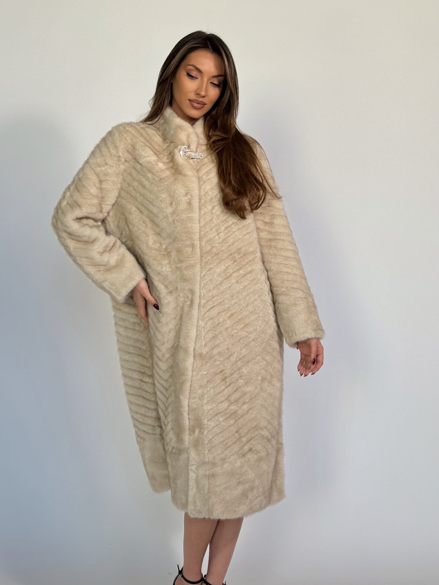 Палто от косъм Verona