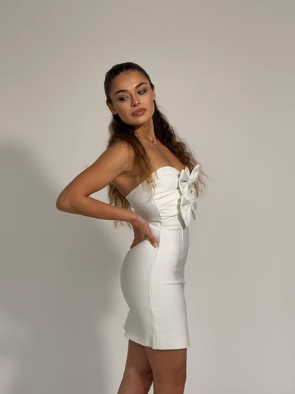 Бандажна рокля с панделки Aria