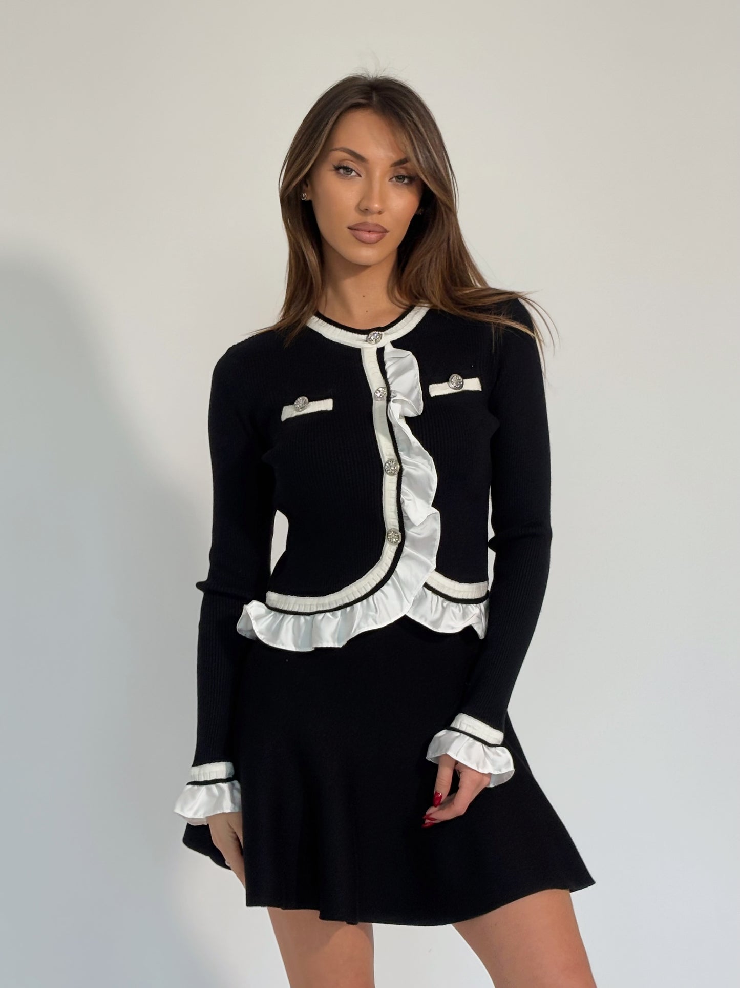 Жилетка със сатенени харбали Dolchena