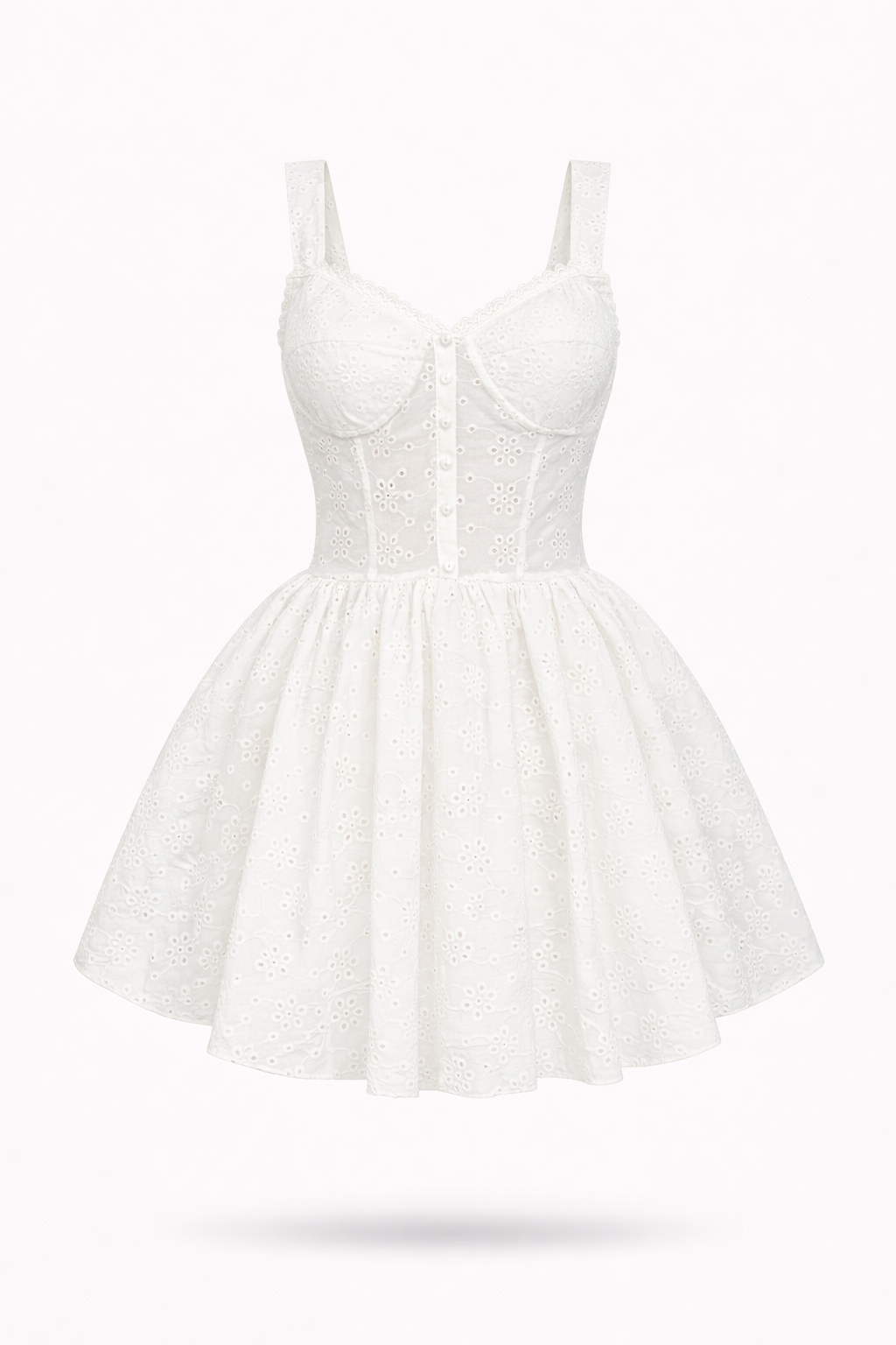 Klaritina lace dress with hard cups