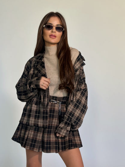 Комплект Makiata от пола-панталон и риза