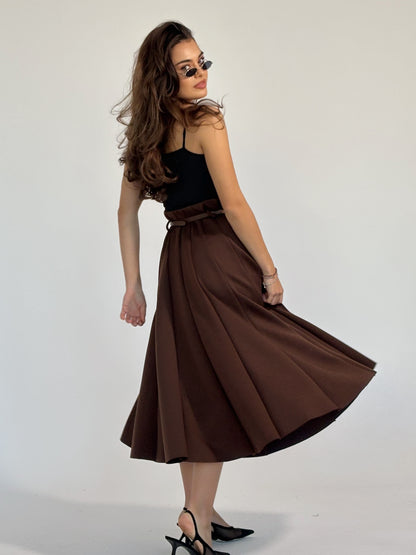 Миди пола с колан Amala