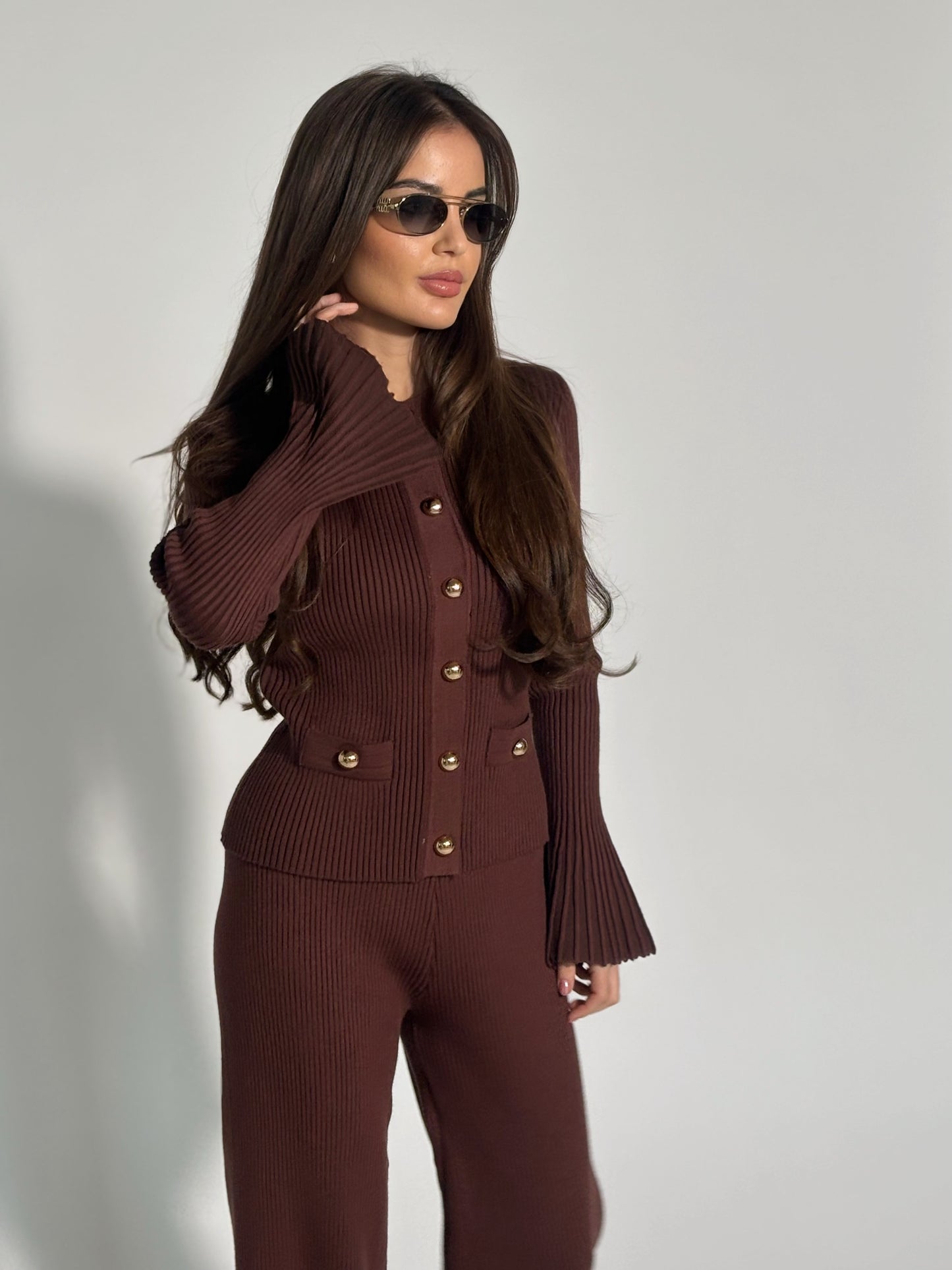 Комплект Valla от плътно рипсено плетиво